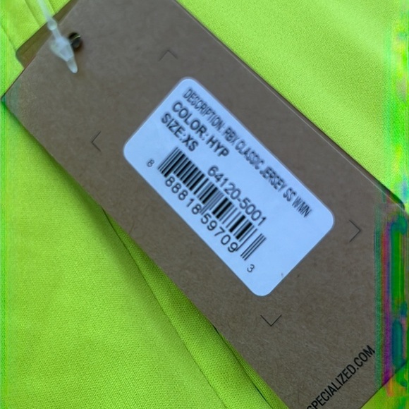 Specialized Women's RBX Classic Cycle Jersey Color HYP Size XS NWT - Picture 6 of 13